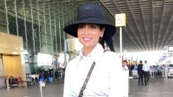 The gorgeous Shriya Saran spotted at the airport as she flies to Goa