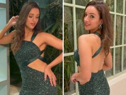 Triptii Dimri sparkling in a green shimmer outfit, serving up glamorous Christmas fashion inspiration