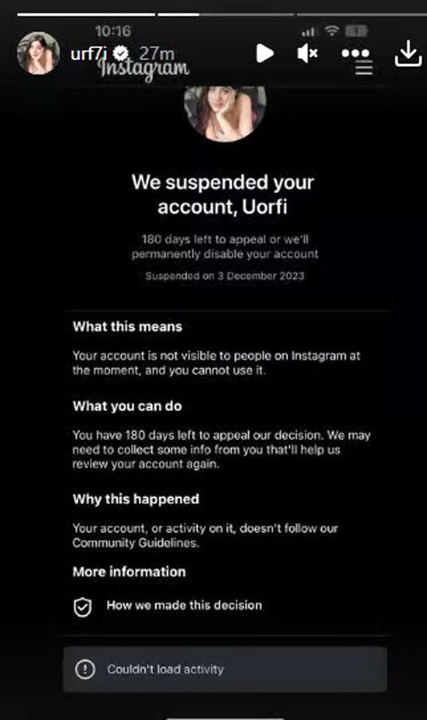 Uorfi Javed’s Instagram account suspended, regained access after error ...