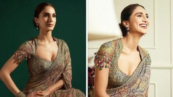 Vaani Kapoor is nothing less than a vision in Tarun Tahiliani’s multi-coloured saree worth Rs.249,900