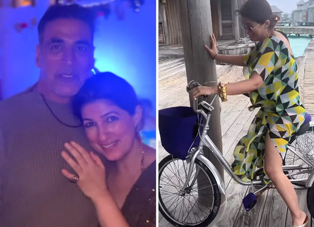 Akshay Kumar amused as Twinkle Khanna’s Maldives cycling takes an unexpected turn; watch
