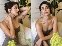 Alaya F is taking the internet by storm in taupe hued strapless dress