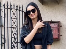 All black is the theme for today! Manushi Chhillar