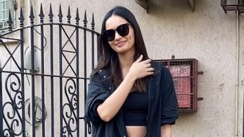 All black is the theme for today! Manushi Chhillar