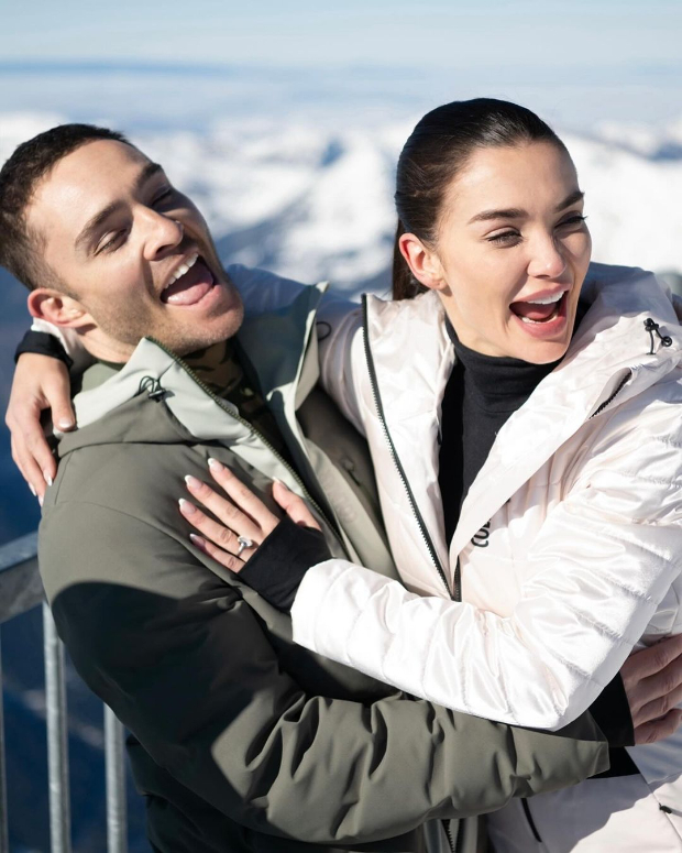 Amy Jackson engaged to Gossip Girl star Ed Westwick, see proposal photos from Switzerland