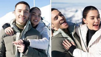 Amy Jackson engaged to Gossip Girl star Ed Westwick, see proposal photos from Switzerland