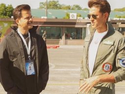 Hrithik Roshan and Anil Kapoor head to Pune to hand over the #ThankYouFighter letter to IAF officers at Pune Air Force station!
