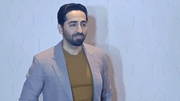Ayushmann Khurrana looks extremely dapper in a suit as he poses for paps