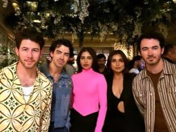 Bhumi Pednekar strikes a pose with Nick Jonas & Brothers at Natasha Poonawalla’s party; see pic
