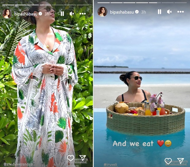 Bipasha Basu and Karan Singh Grover along with daughter Devi enjoy a relaxing getaway in the Maldives