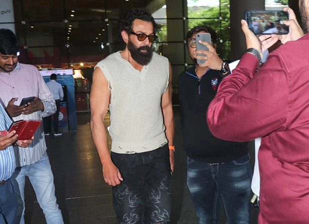 Bobby Deol gets mobbed at airport but Animal actor stays calm; watch