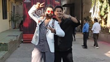 Brotherhood! Ritvik Dhanjani & Prince Narula pose for paps at Jhalak Dikhhla Jaa sets