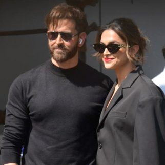 Fighter jodi! What a good looking pair is this! Deepika Padukone & Hrithik Roshan at the airport