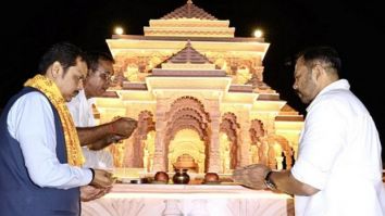 Devendra Fadnavis and Rohit Shetty flag off Ram Mandir replica in Mumbai ahead of inauguration of actual temple