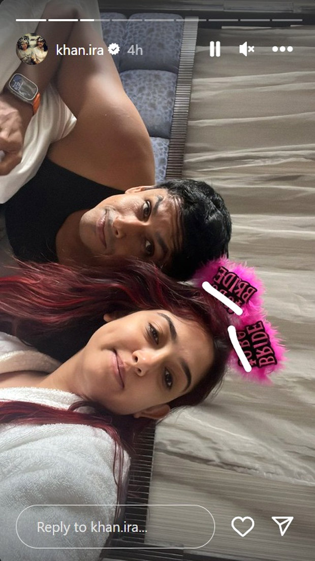 Ira Khan and Nupur Shikhare share post-wedding bliss in casual selfie; see pic