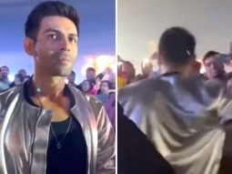 Kartik Aaryan fans tumble over barricade in bid to meet the actor; watch