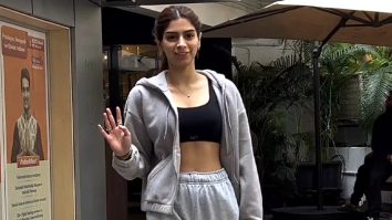 Khushi Kapoor smiles for paps as she gets clicked post gym sessions