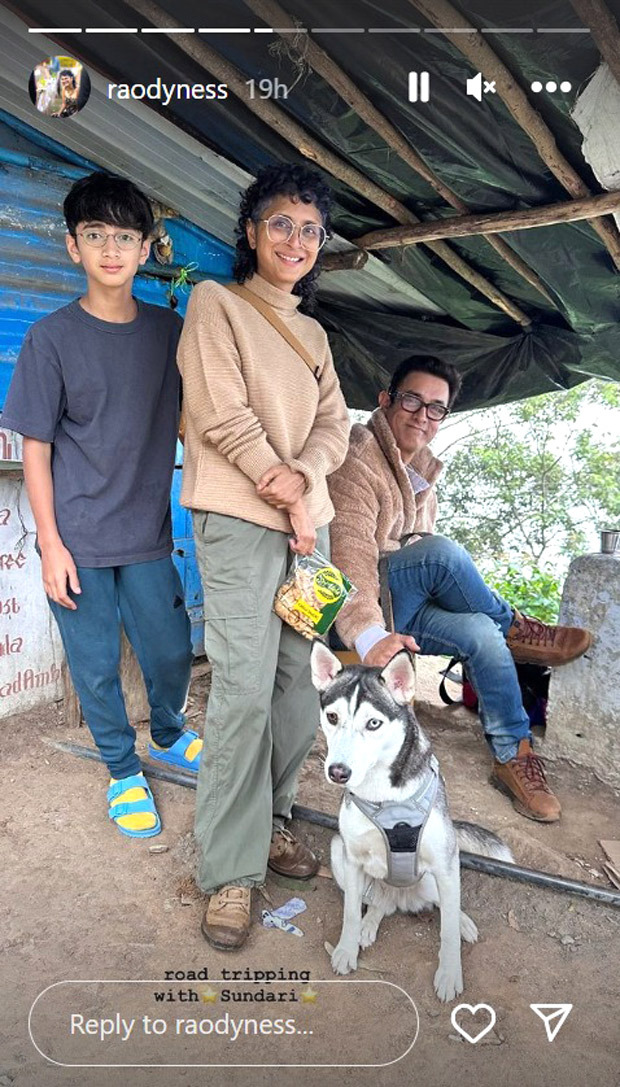 Kiran Rao shares glimpse of picturesque road trip With Aamir Khan and Azad; see pic