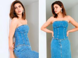 Kriti Sanon flaunts trendsetting denim-on-denim look at Teri Baaton Mein Aisa Uljha Jiya promotions – Splurge alert at Rs. 1.19 lakh