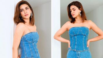 Kriti Sanon flaunts trendsetting denim-on-denim look at Teri Baaton Mein Aisa Uljha Jiya promotions – Splurge alert at Rs. 1.19 lakh
