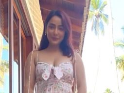 Neha Sharma radiates major holidays vibes in this flowy dress