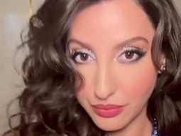 Nora Fatehi looks drop dead gorgeous as she shines in blue rhinestones