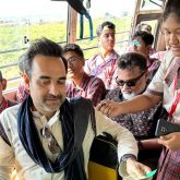 Pankaj Tripathi visits Atal Setu with school kids ahead of Main Atal Hoon release; watch