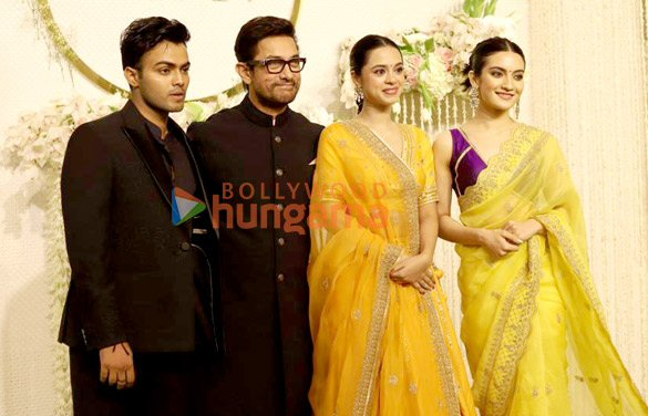 photos aamir khan imran khan and others attend ira khan and nupur shikhares wedding reception 4