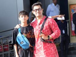 Photos: Aamir Khan and Azad Rao Khan snapped at the Kalina airport