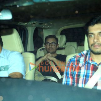 Photos: Aamir Khan, Junaid Khan and Kiran Rao snapped at Ira Khan’s mehendi ceremony