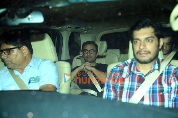 Photos: Aamir Khan and Junaid Khan snapped at Ira Khan’s mehendi ceremony | Parties & Events