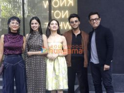 Photos: Aamir Khan and Kiran Rao snapped promoting Laapataa Ladies with the cast at Excel Entertainment Office, Bandra