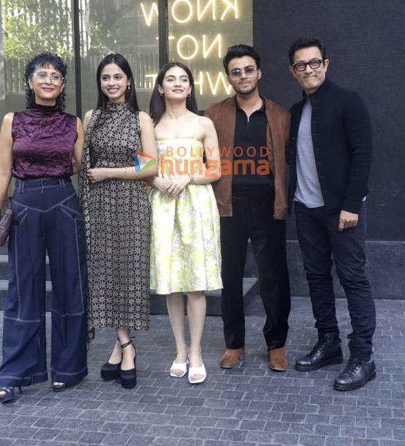 Photos: Aamir Khan and Kiran Rao snapped promoting Laapataa Ladies with the cast at Excel Entertainment Office, Bandra