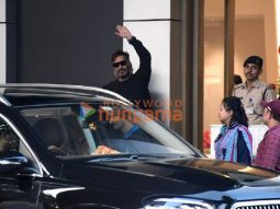 Photos: Ajay Devgn snapped with family at Kalina Airport