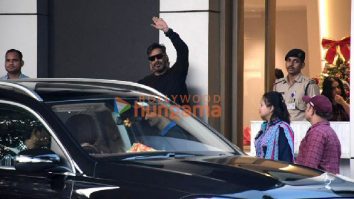 Photos: Ajay Devgn snapped with family at Kalina Airport