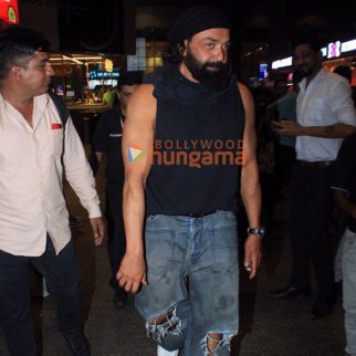 Photos: Bobby Deol, Divya Khosla Kumar and Gauahar Khan snapped at the airport