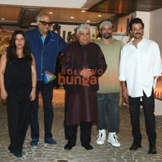 Photos: Celebs attend Javed Akhtar’s birthday bash at Anil Kapoor's house in Juhu