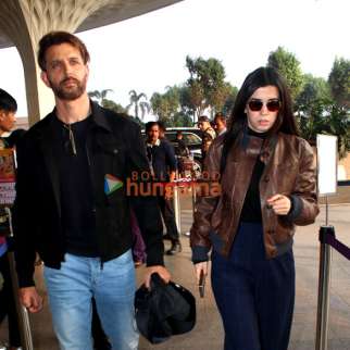 Photos: Hrithik Roshan, Saba Azad and others snapped at the airport