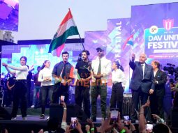 Photos: Hrithik Roshan and team of Fighter snapped at Dav College