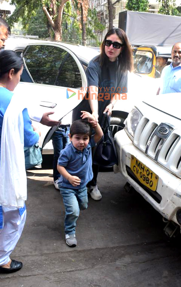photos kareena kapoor khan karisma kapoor taimur ali khan jeh ali khan snapped outside a restaurant 2