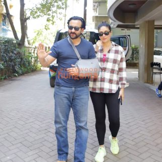 Photos: Kareena Kapoor Khan accompanies Saif Ali Khan as he returns home post surgery