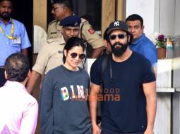 Photos: Katrina Kaif and Vicky Kaushal snapped at Kalina airport