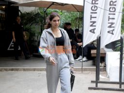 Photos: Khushi Kapoor spotted outside the gym in Bandra