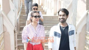 Photos: Malaika Arora snapped at Mount Mary Church in Bandra
