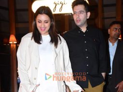 Photos: Parineeti Chopra and Raghav Chadha snapped at Gigi restaurant in Bandra
