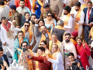 Photos: Prime Minister Narendra Modi and Indian film fraternity attend inauguration ceremony of Ram Mandir in Ayodhya