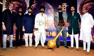 Photos: Rana Daggubati and Teja Sajja snapped at the trailer launch of Hanuman