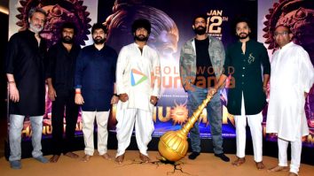 Photos: Rana Daggubati and Teja Sajja snapped at the trailer launch of Hanuman