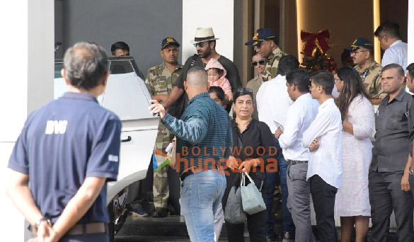 Photos: Ranbir Kapoor and Alia Bhatt snapped with daughter Raha Kapoor at the Kalina airport