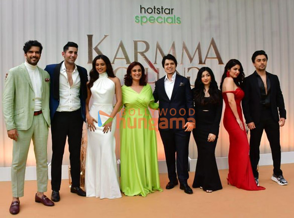 photos raveena tandon varun sood and others snapped at the trailer launch of karmma calling 3